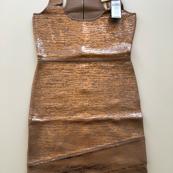 BCBG Max Azria Gisela dress rose gold - Picture 5 of 7